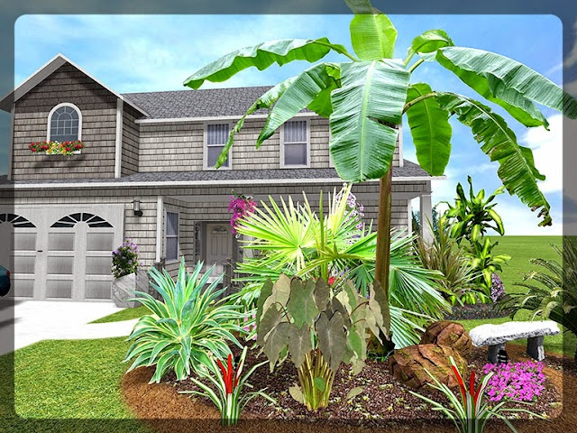 3D Plan Home Garden Design Ideas 2