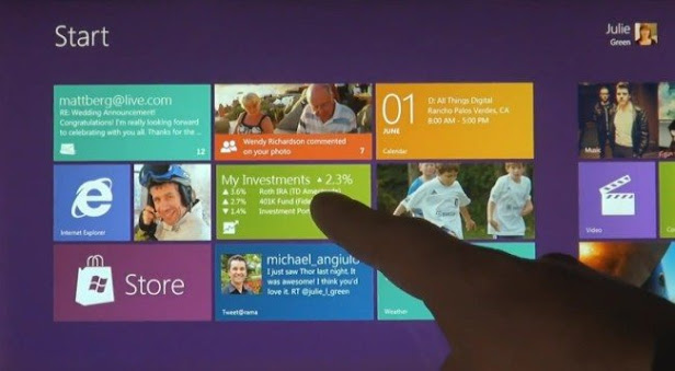 windows 8 interfaz