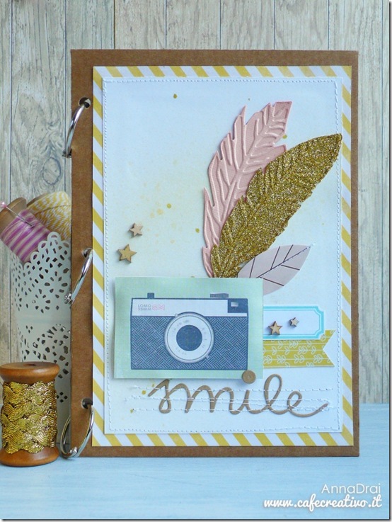 cafecreativo -mini album-cuciture-fustelle-bigshot-scrap dreams guest design