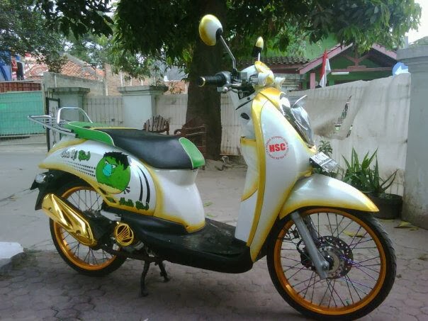 Gambar Modifikasi Motor Honda Scoopy Terbaru  MODIFIKASI 