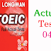 Listening LongMan New Real TOEIC Full Actual Test 04