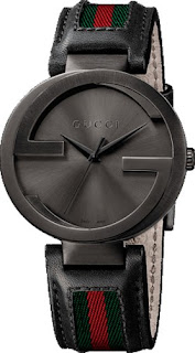 GUCCI Interlocking G Black Men's YA133206