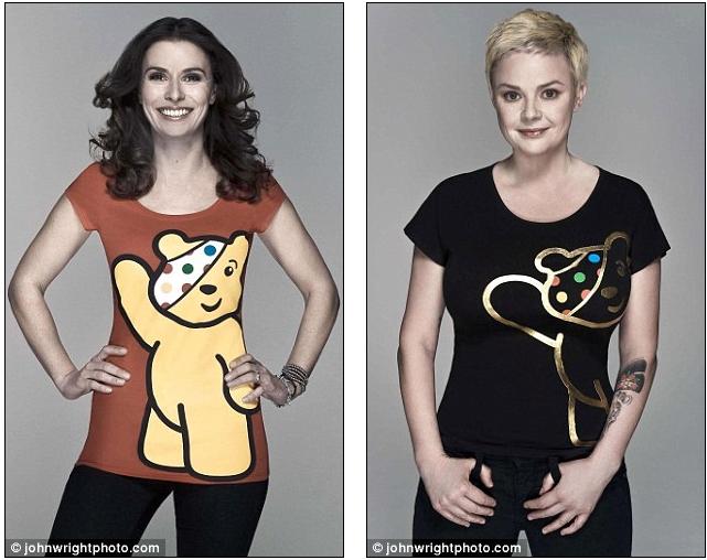 Children In Need Pudsey Bear. Bear necessities: Tana and