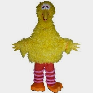 Big Bird Birthday mascot