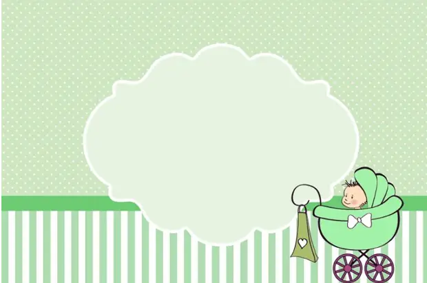 Bingkai Undangan Aqiqah Gambar Bayi
