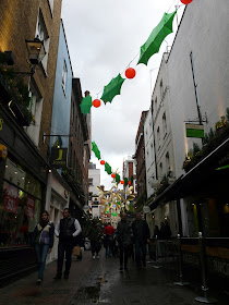 Londres Carnaby Street à Noël