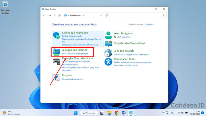 Menampilkan Password Wifi di Windows 11 Lewat Control Panel