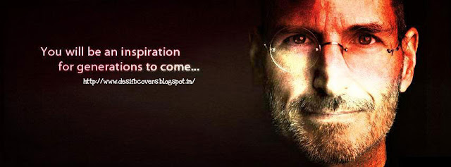 Steve Jobs Inspirational Quote FB Cover