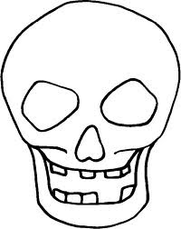 Calavera para colorear