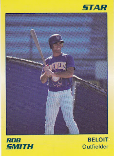 Rob Smith 1990 Beloit Brewers card