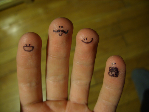 Cute Finger Tattoo Designs