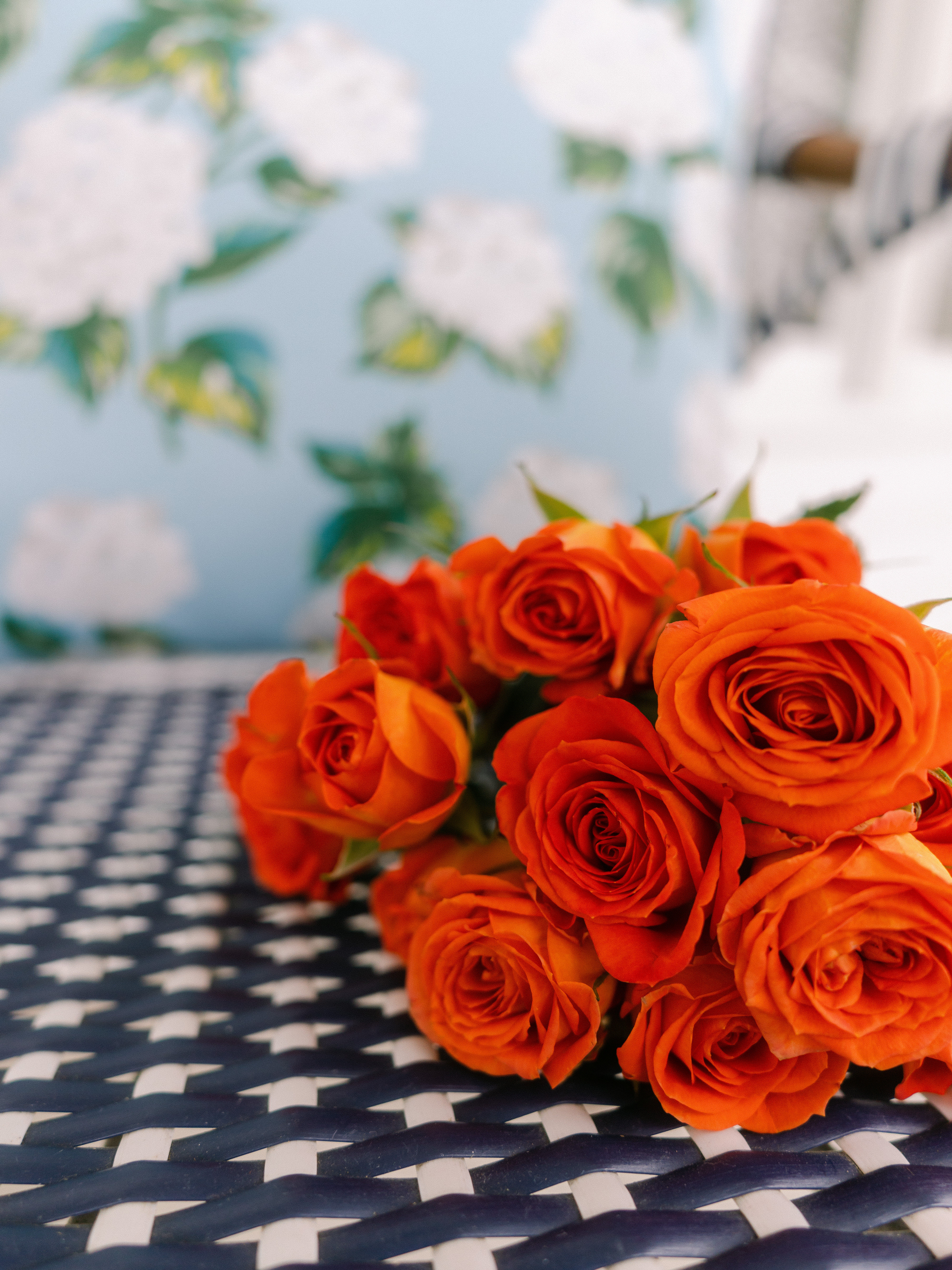 orange roses