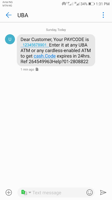 How To Withdraw From A UBA ATM Without Your Card