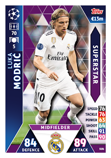 Match Attax UEFA Champions League 2018 2019 Real Madrid CF Set