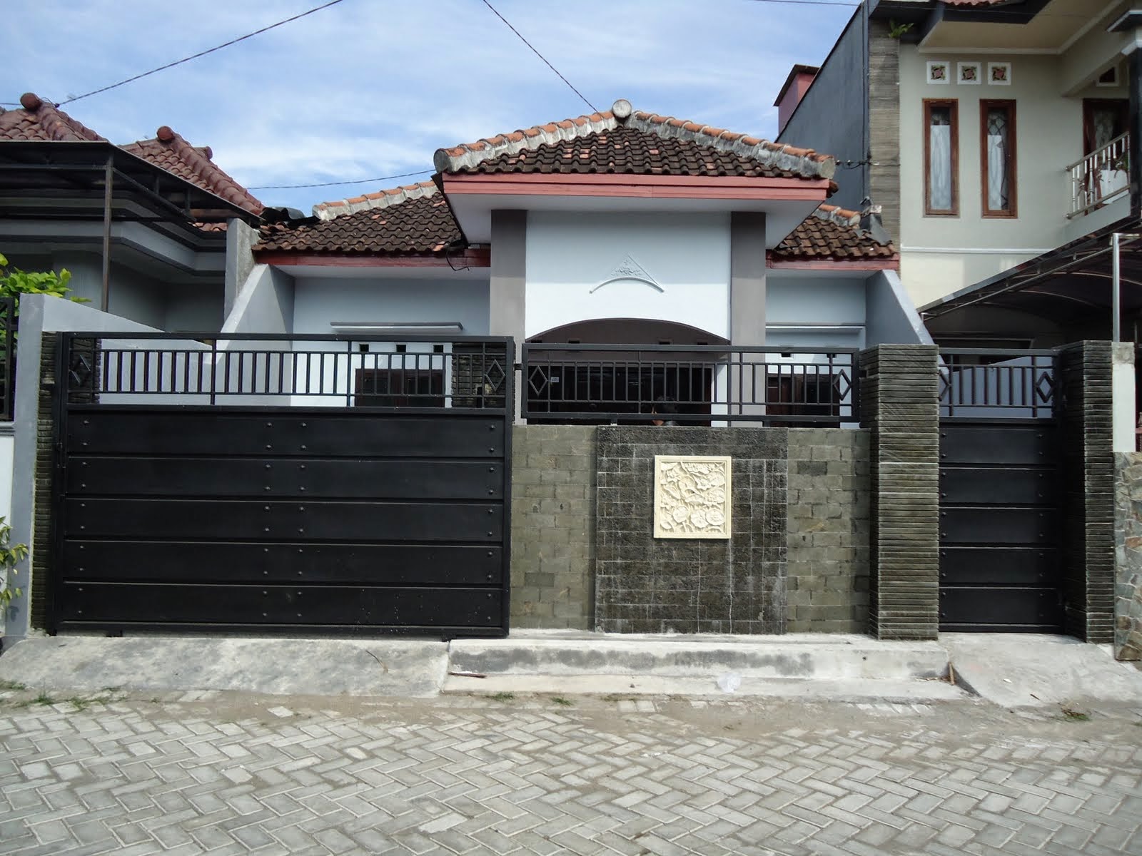 Pagar Rumah Tinggi Tertutup Minimalis Rumah Joglo Limasan Work