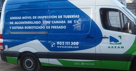 Inspección de tuberías con cámara TV en El Tiemblo (Ávila)