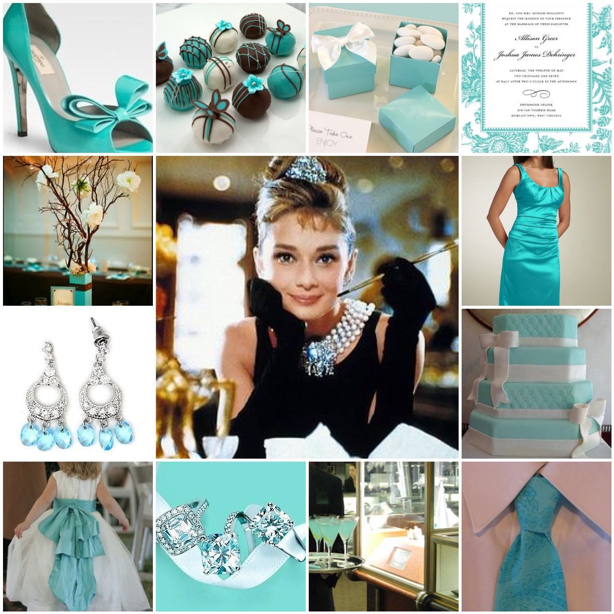 Tiffany Blue And Black Wedding Ideas