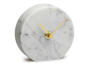 Country Road Eaton Marble Clock