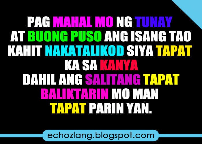 Ang salitang tapat baliktarin mo man tapat parin