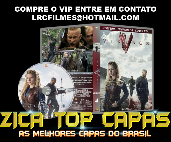 CAPA DO DVD - VIKINGS - TERCEIRA TEMPORADA - LABEL - 2015