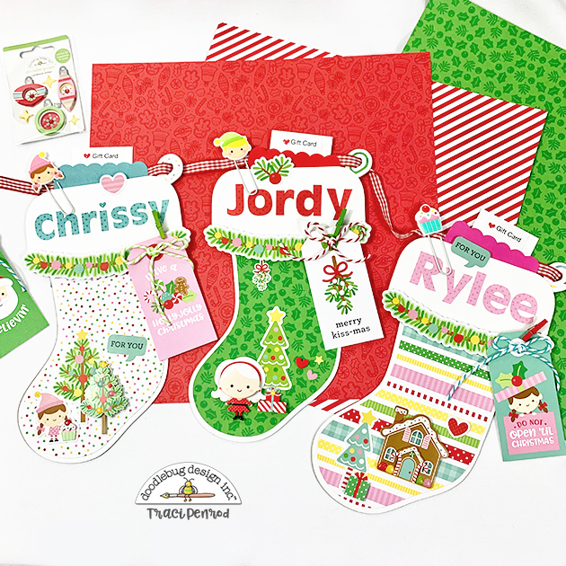 Gift Card Holder Christmas Stocking Banner