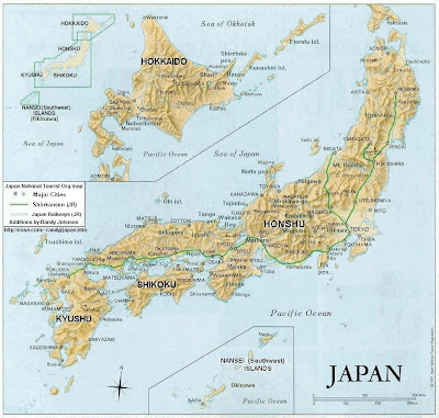 Japan Map Political Regional