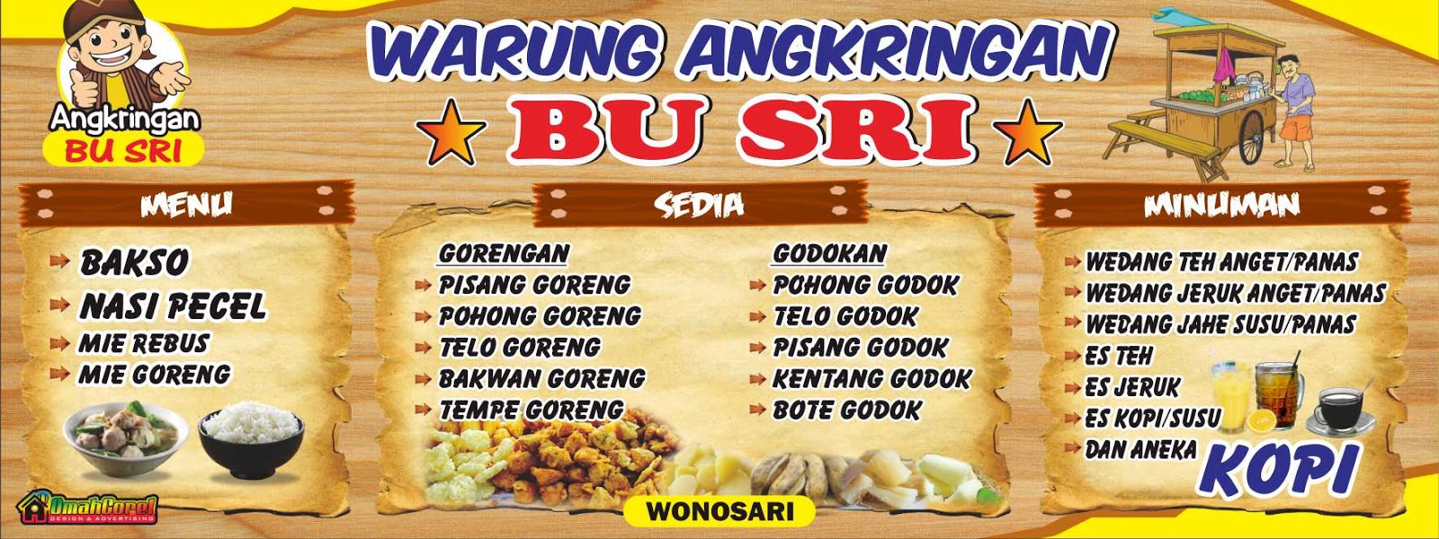  Desain  Spanduk Angkringan  Vector Cdr Omah Corel