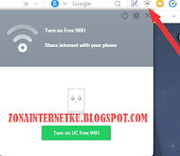 Aplikasi UC Browser Sebagai Hotspot