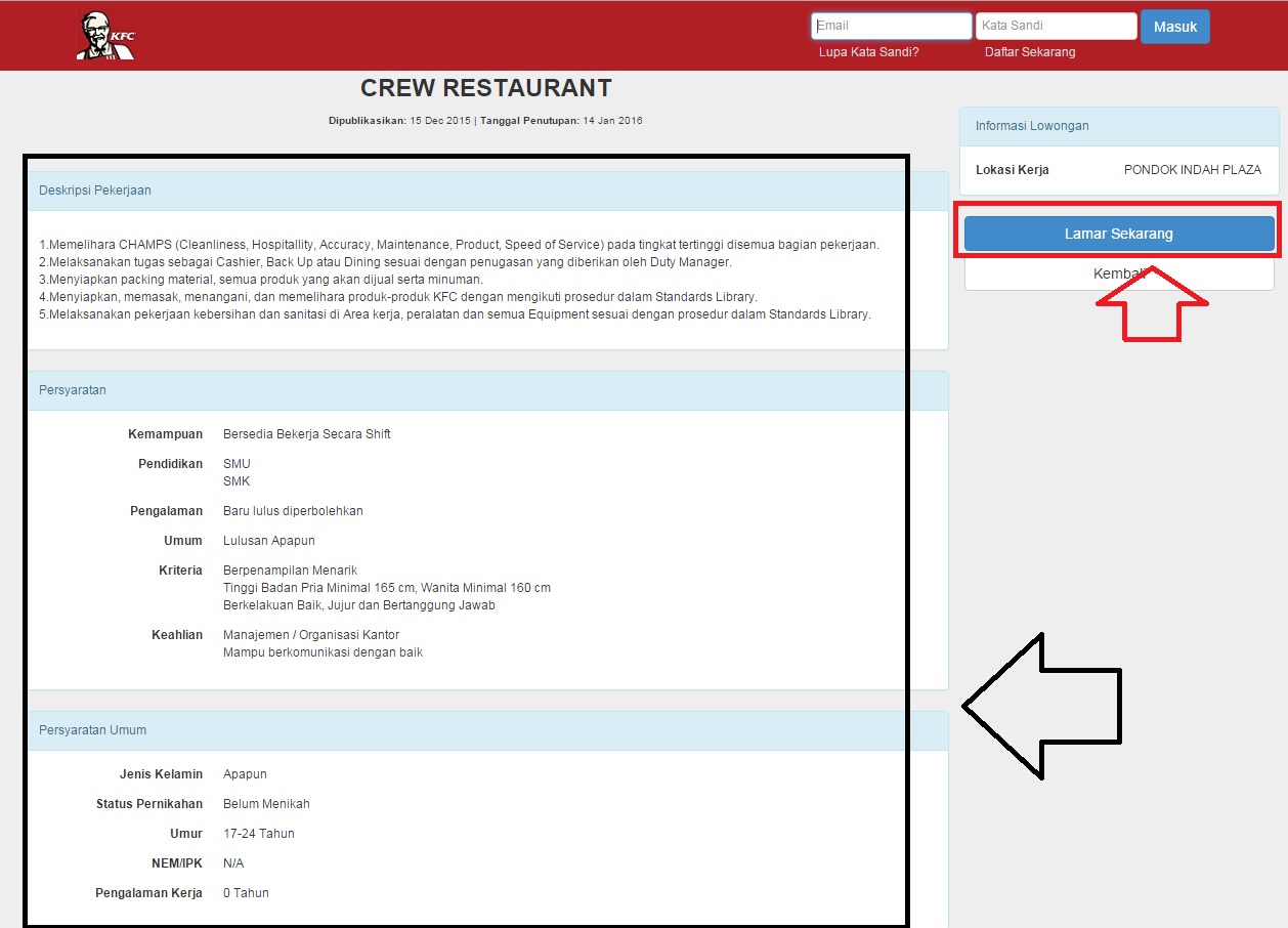 Contoh Formulir Melamar Pekerjaan - Shoe Susu