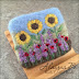 More Themed Floral Garden Felted Soaps