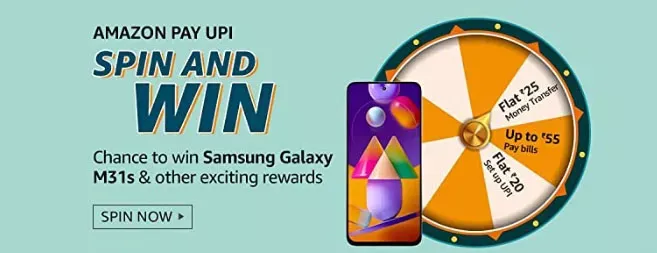  Amazon Pay UPI Spin and Win