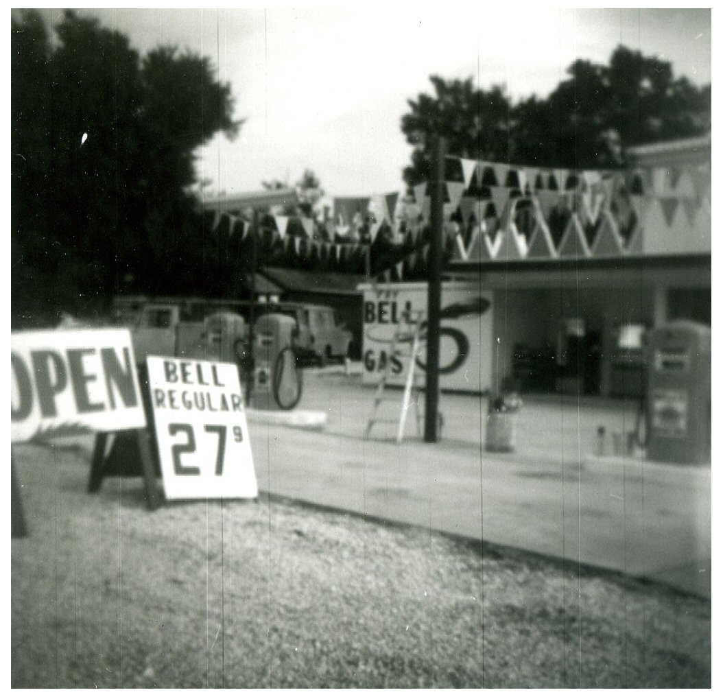 Deserted Gas Station