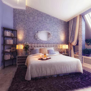 Purple Vintage Bedroom Ideas