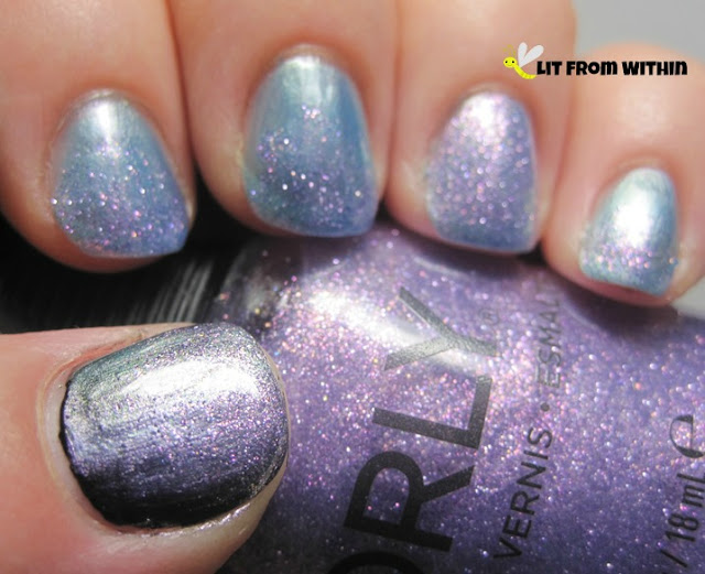 Pixie Powder's amazing purple shimmer and holo glitter