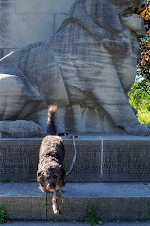 The Lion monument in Sunnyside Park