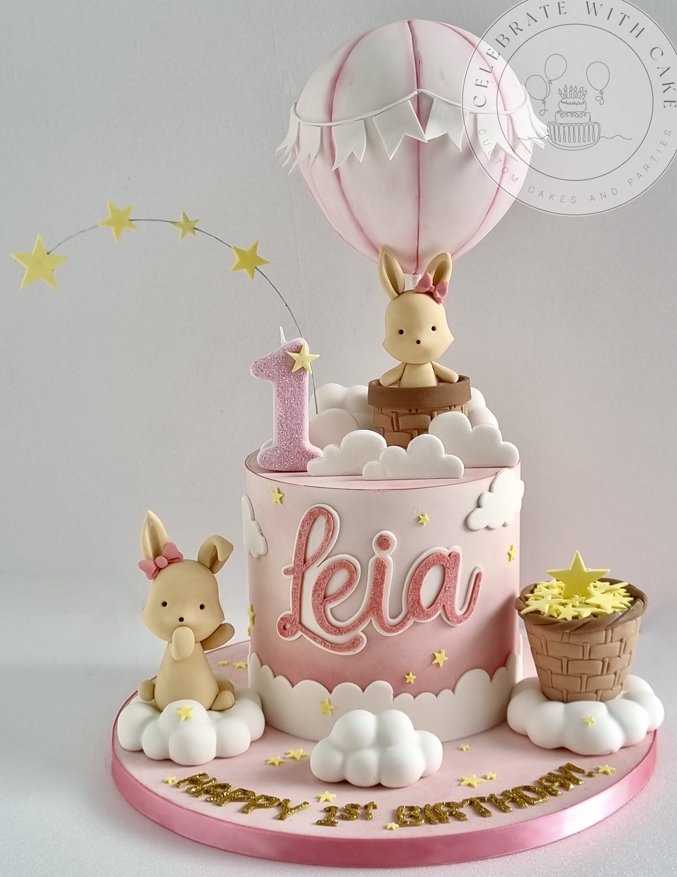 Two tier bunny cake... - Dil's Dream Cakes By Dilini Perera | Facebook