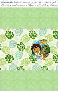 Go Diego Go: Free Printable Candy Bar Labels.