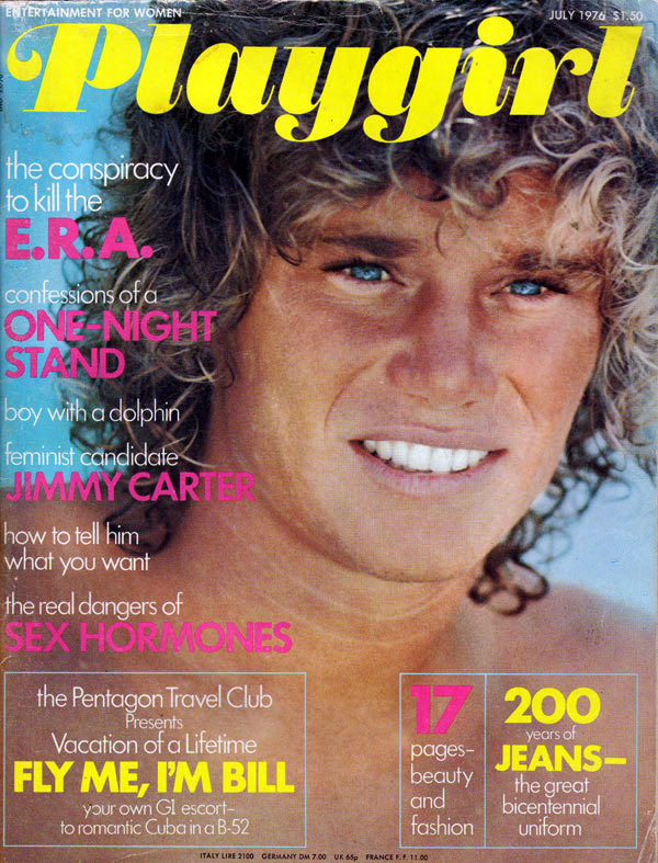 The Playgirl magazine July 1976 issue Volume 4 Issue 2 Number 38 had Ron 