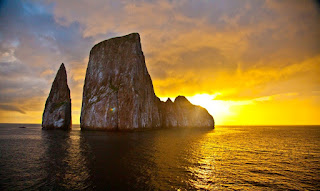 Kicker Rock at Sunset 