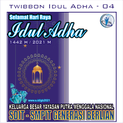 ucapan twibbon selamat hari raya idul adha 1442 H paling bagus