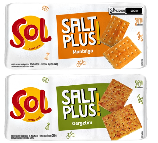 COMER & BEBER: Linha Salt Plus da Sol ganha novos sabores