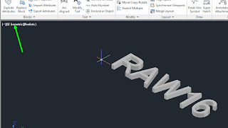 Cara Membuat Text 3D Di Autocad Cara Mudah