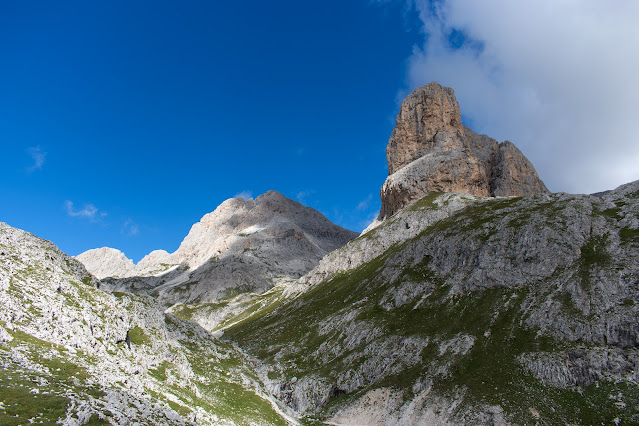 Conca del Larséc, con cima Scalieret e Cogolo del Larséc