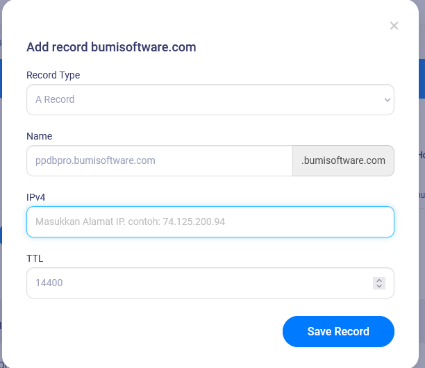 Cara Membuat Sub Domain dan Mengarahkannya ke Akun Hosting lain