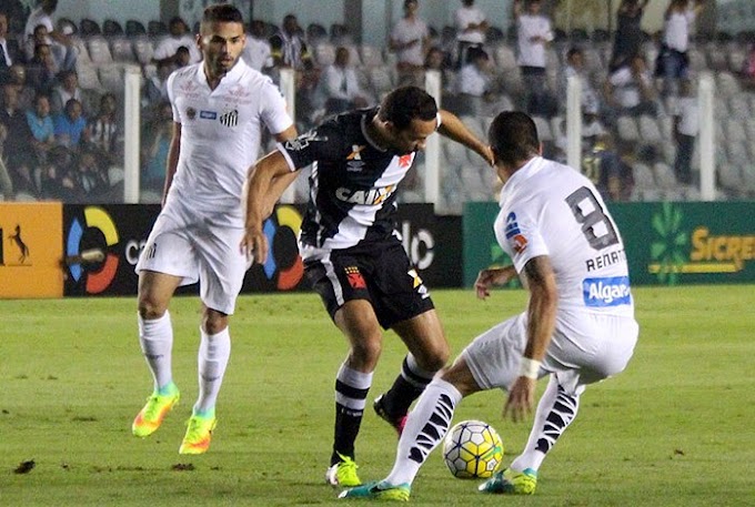 Vasco perde para o Santos, mas gol de Eder Luis no fim pode fazer a diferença