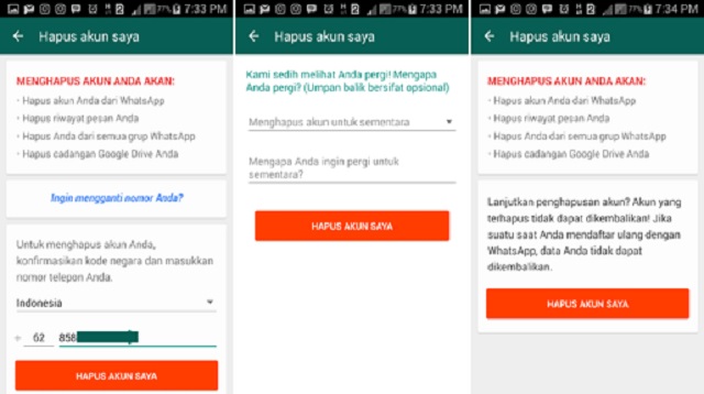  WhatsApp adalah salah satu aplikasi chatting yang paling populer saat ini Cara Menghapus Akun WA 2022