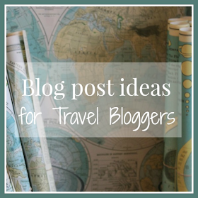 A list of blog post ideas for travel bloggers