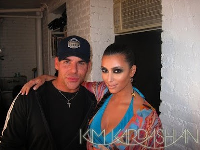 kim kardashian makeup artist. with famed make up artist