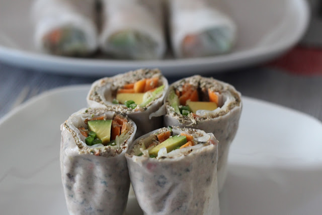 prolećne rolnice, spring rolls, presno raw