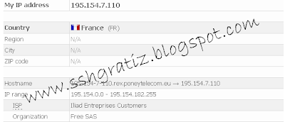 SSH Gratis 5 Januari FR